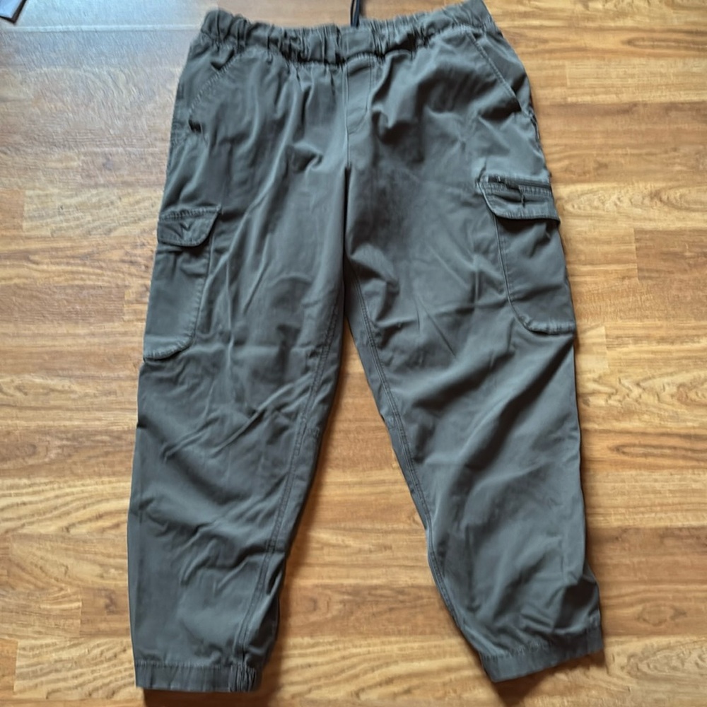 Mountain Hardwear Jogger Pants Womens XL Cargo Olive Green Hiking Camping